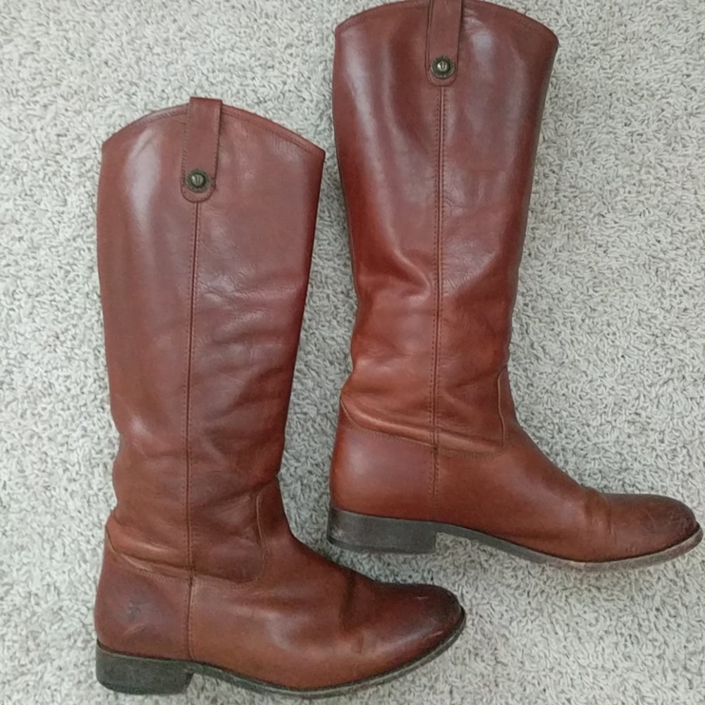 Frye Melissa Button Riding Boot, Size 9